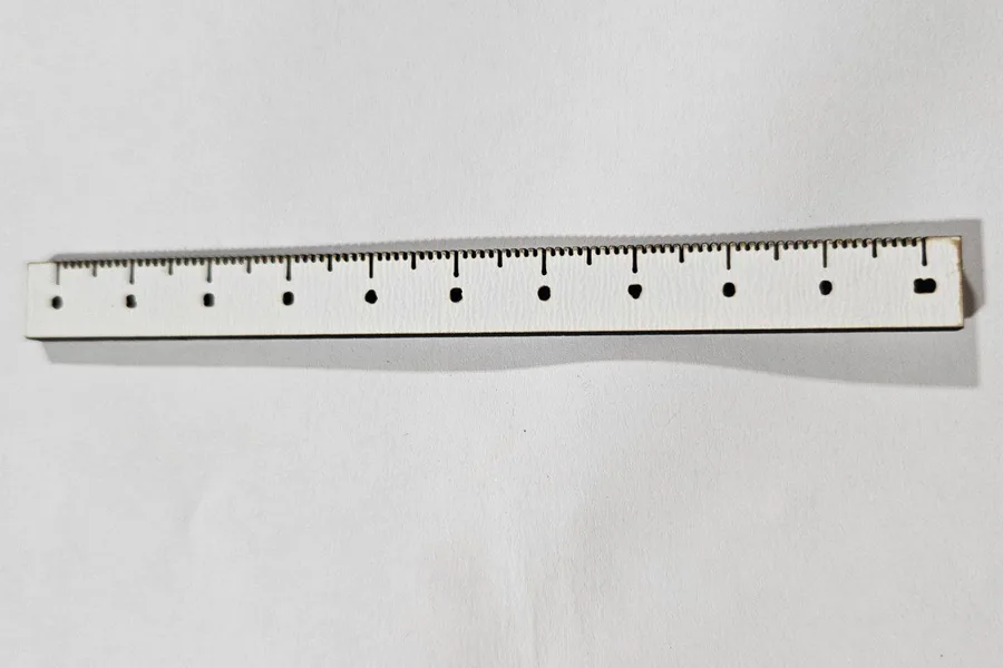 An engraved ruler